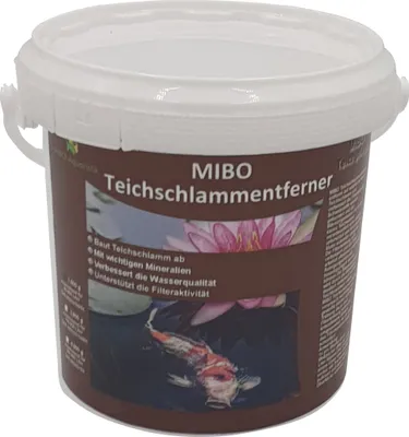 Produktbild von MIBO Teichschlammentferner 1kg Teichpflege Teichschlamm Gartenteich