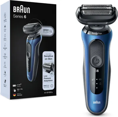 Obrázek produktu pro Braun Series 6 61-B1000s Škrabka na fólie černá, modrá