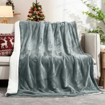 Zdjęcie produktu dla Koc elektryczny - 130 x 180 cm - Flanela - 6 poziomów czasu - Automatyczne wyłączanie po 6 godzinach