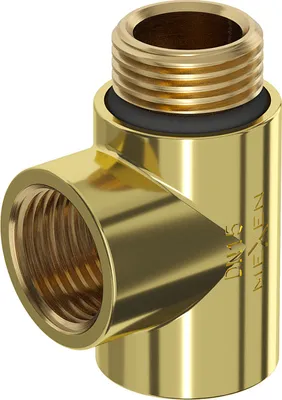 Produktbild von Mexen T-Stück für Elektroheizung, gold - W906-000-50