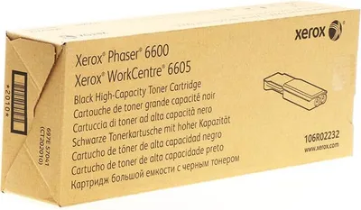 Produktbild von Xerox Tonerpatrone 106R02232 Schwarz für Phaser 6600 & WorkCentre 6605