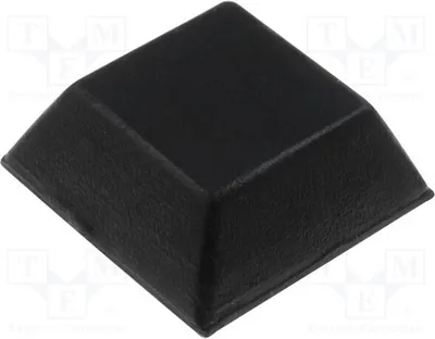 Zdjęcie produktu dla 10 sztuk nakładek na stopy: A: 20 mm, gumowe; B: 14 mm, czarne; C: 7,6 mm