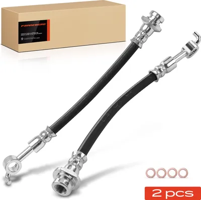 Image de Frankberg 2x Flexible de frein Flexibles de frein Arrière Gauche Droite pour Nissan Leaf ZE0 2010-2015