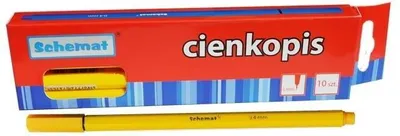 Immagine prodotto di Penna per pollice 0,4 mm giallo (10 pezzi)