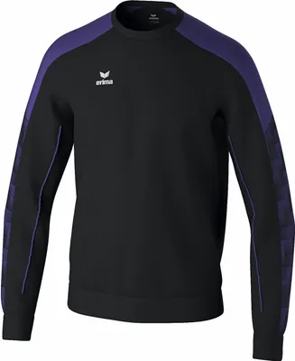 Produktbild von Erima Evo Star Sweatshirt Schwarz/Ultraviolett Junior - 116