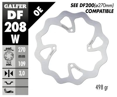 Productafbeelding van Galfer remschijven - voor offroad gebruik, ATV