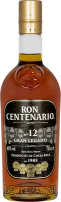 Produktbild von Centenario Rum 12 Jahre Gran Legado 0,7 Liter