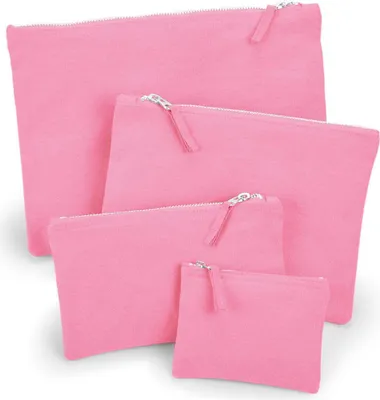 Produktbild von Westford Mill W530 | Canvas Accessory Pouch XS: 12x8,5, M: 22.5x16, L 28x20 - Farbe: True Pink - Größe: L