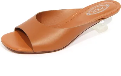 Produktbild von G5150 sandalo donna TOD'S brown leather sandals woman