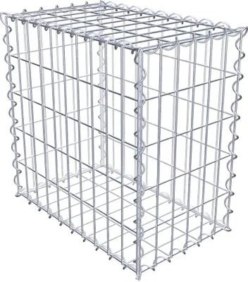 Produktbild von Gabione 50 cm x 50 cm x 30 cm (L x H x T), Maschenweite 5 cm x 10 cm, Spirale