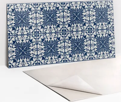 Produktbild von PVC-Wandschutz für die Küche - Stilvoller Schutz für Ihre Wände 100 x 50 Elegantes Ornament
