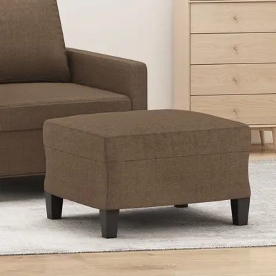 Produktbild von "2026 Promotion" Fußhocker Braun 60x50x41 cm Stoff - Fußhocker CC21111