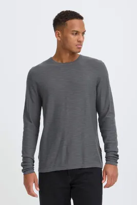Produktbild von Blend BHABAS Herren Strickpullover Feinstrick Pullover 100% Baumwolle Regular Fit
