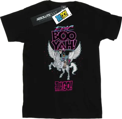 Produktbild von DC Comics - "Teen Titans Go Epic Boo Yah" T-Shirt für Herren BI48086 (4XL) (Schwarz)