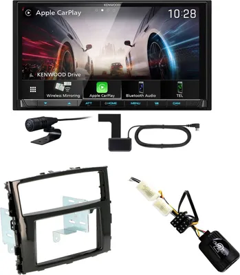 Produktbild von Kenwood DMX8021DABS Android Auto CarPlay Einbauset für Mitsubishi Pajero ab 2015