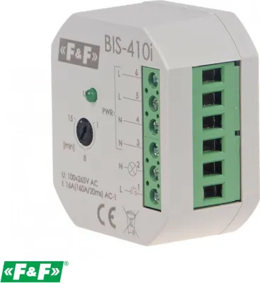 Produktbild von Bistabiles Einbaurelais mit Zeitrelais für Leuchttaster mit Einschaltrelais 160A/20ms BIS-410-LED
