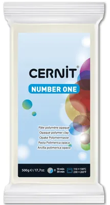 Polymere Modelliermasse, ofenhärtend, 500 g, weiß, für DIY & Schmuck