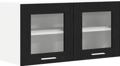 Obrázok produktu pre vidaXL Nástenná skrinka s dvierkami čierny dub a biela 80 x 31 x 40 cm
