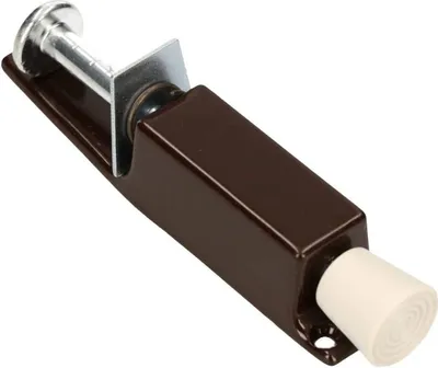Image de KOTARBAU® Arrêt de porte Marron Solide Butoir de porte Acier Antirouille Pédale universelle en caoutchouc Technique de sécurité