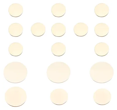 Produktbild von 17 Stück Klarinetten-Pads, Kork, Schalldämmung, Reibungswiderstand, Instrumentenzubehör