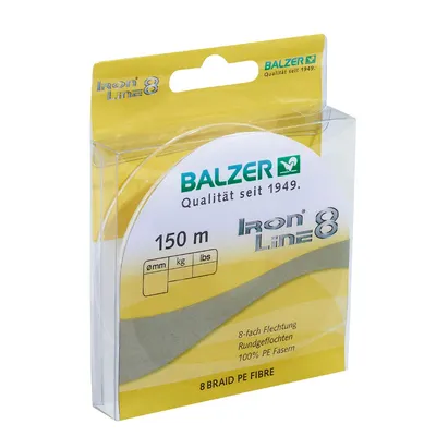Zdjęcie produktu dla Balzer Iron Line 8 żółta 150m 0,24mm