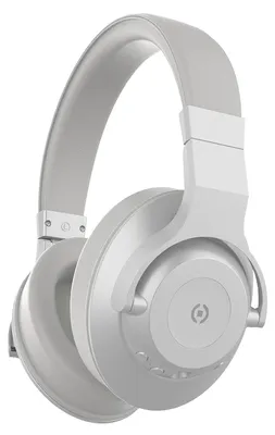 Productafbeelding van Celly ULTRABEAT ANC, met kabel en draadloos, geschikt voor gesprekken/muziek, frequentiebereik 20 - 20000 Hz, gewicht 250 g, hoofdtelefoon met microfoon, kleur zilver