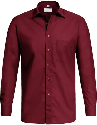 Produktbild von Greiff Corporate Hemd BASIC Herren ® Bordeaux 41/42