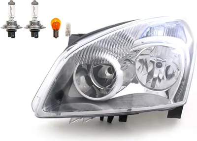 Produktbild von Johns, Scheinwerfer Halogen passend für Nissan Qashqai J10 07-10 Links mit Leuchtmittel 26060JD900 26060JD95A 26060JD90A 26060JD90B
