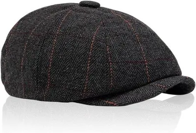 Zdjęcie produktu dla Allecto usunięto,
Modna płaska czapka z materiałem w jodełkę, regulowany beret, dla mężczyzn i kobiet, czarna
tłumaczy się na niemiecki jako:
Modna płaska czapka z wzorem w jodełkę, regulowany beret, dla mężczyzn i kobiet, czarna