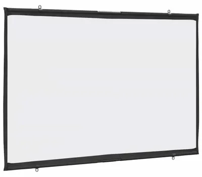 Produktbild von Leinwand - Wandmontierte Projektionsleinwand - 127 cm 16:9 - Für Heimkino und Gaming - Armeegrün