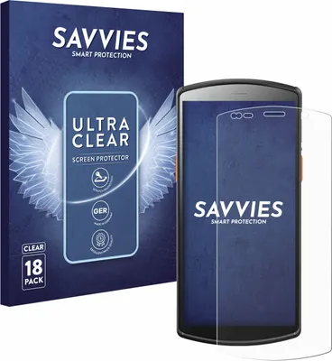 Produktbild von 18x Für Urovo DT50S 5,7" Schutzfolie Savvies Displayschutz Display Schutz Folie Klar Transparent