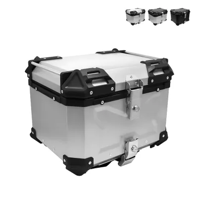 Produktbild von 55-Liter-Universal-Motorrad-Heckkoffer Maverick L - Silver