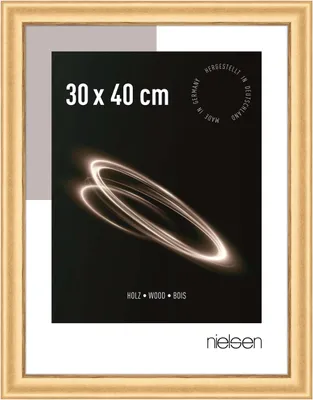 Produktbild von nielsen Holz Bilderrahmen Derby, 30x40 cm, Gold