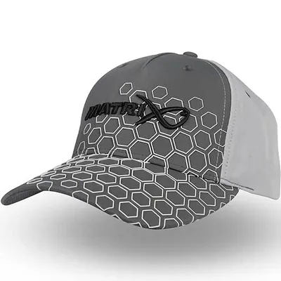 Zdjęcie produktu dla Czapka Wędkarska Z Daszkiem  Matrix Hex Print Baseball Cap Grey