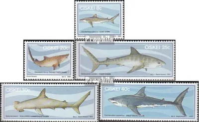 Produktbild von Briefmarken Südafrika - Ciskei 1983 Mi 38-42 (kompl.Ausg.) postfrisch Haie