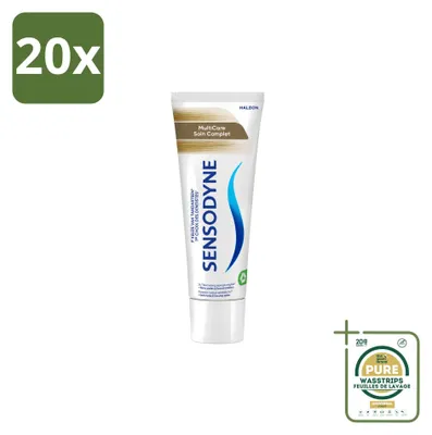 Imagen del producto de 20 tubos de pasta dental Sensodyne MultiCare - 75 ml - Pack de suministro - 20 unidades