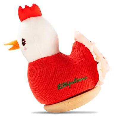 Image de Lilliputiens Animal à bascule Paulette - Jouet à bascule doux Poulet