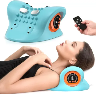 Produktbild von Nackenmassagekissen, mit Heizfunktion, Vibrationsmassage, für Entspannung