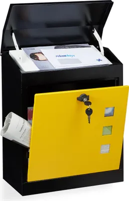 Image de relaxdays 10020775_359 relaxdays Briefkasten schwarz