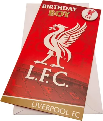 Image de Liverpool FC - Kit Carte Anniversaire Garçon - Papier TA9911 (Taille Unique) (Rouge/Blanc)