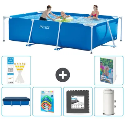 Obrázok produktu pre Obdĺžnikový bazén s rámom – 300x200x75 cm – 5-dielny, model S143