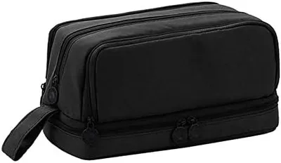 Produktbild von Federmäppchen Mäppchen für Jungen Mädchen Teenager, Groß Federtasche Federmappe Erwachsene Etui Schule 4 Fächer Pencil Cases (Schwarz)