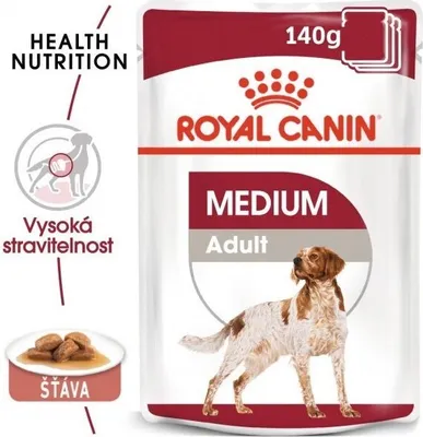 Obrázek produktu pro Royal Canin Medium Adult, Dospělý jedinec, Střední (11 - 25kg), Maso, 140 g