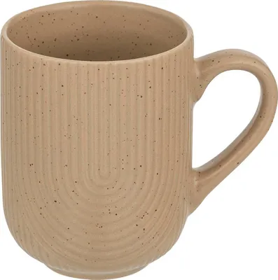 Zdjęcie produktu dla Kubek do kawy Secret de Gourmet | - Kubek do kawy - LISA - 300 ml - Beżowy - Skandynawski design - Ergonomiczny uchwyt