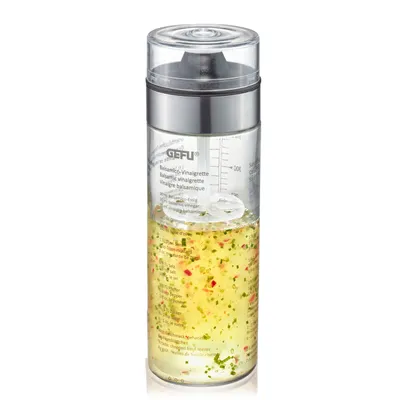Produktbild von GEFU 14491, Transparent, Glas, Kunststoff, Silikon, Edelstahl, 350 ml, 6,7 cm, 204 mm