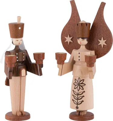 Immagine prodotto di Piccola arte Müller dell'Erzgebirge® dal 1899 Angeli e minatori