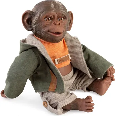 Image de Guca 990 REBORN MONKEY - bébé singe réaliste avec corps en vinyle - 32 cm