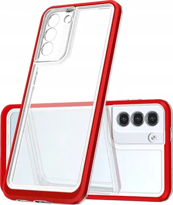 Obrázok produktu pre Hurtel Clear 3in1 case, Ochranný obal, Samsung, Galaxy S23, 15,5 cm (6.1"), Červená