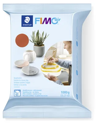 Produktbild von STAEDTLER FIMOair 8101 lufttrocknende Modelliermasse Einzelprodukt terrakotta, 1000g