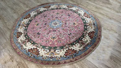 Produktbild von Teppich ZIEGLER-ORIGINAL | Farbe: Rose; Größe: 200x204 cm | strapazierfähig und leicht zu reinigen | Wohnzimmer | Schlafzimmer